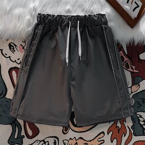 夏季新款港风时尚休闲短裤男宽松百搭休闲裤直筒夏季宽松运动短裤