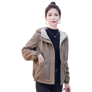 冬季棉服短外套女2025新款学生连帽小个子加绒加厚保暖派克服棉衣图片