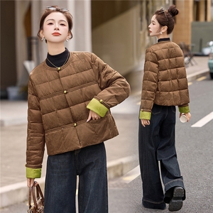 2025年冬季新中式短款羽绒服图片
