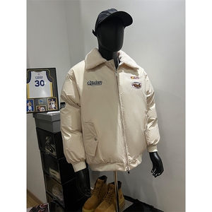 港风大码款宽松翻领加厚保暖棉服外套潮 XZ213-MY9355-P148控168图片