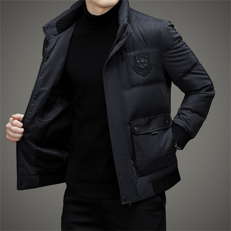 DJ23YR9917钱塘2020-3新款商务休闲立领冬季厚款羽绒服货稳P260图片