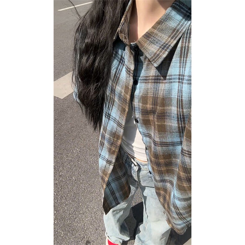 短袖格子衬衫 6604特P32图片