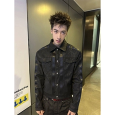 DD340P88美式复古原牛牛仔夹克，男装夹克，电商B323A