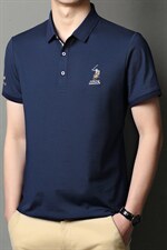 男短袖休闲t恤2023夏季新款衣服翻领男士上衣T恤透气打底短袖上衣，男装T恤，电商B212（原钱塘6029）