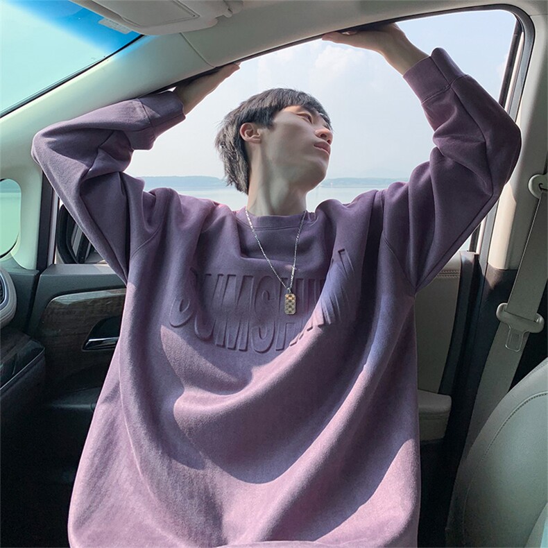 抖音得物高品质美式钢印字母麂皮绒圆领卫衣wyjp9999-特p35控69,男装卫衣,星座605(原A050)