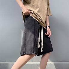 牛仔短裤男韩版潮流高街帅百搭2024夏季新款ins五分裤RK1659-P37，男装牛仔裤，星座412-3