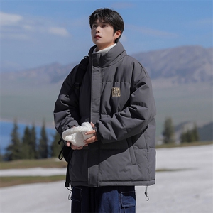 现货 抖音得物可供视频 冬季三防加厚羽绒棉衣外套面包棉服 81151图片