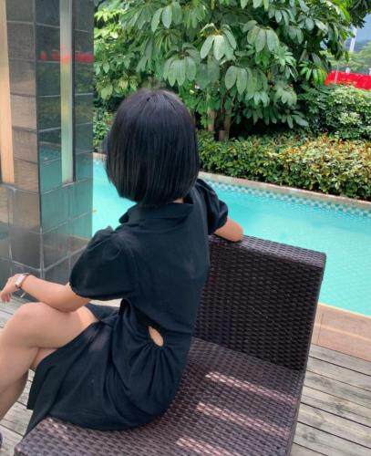 漏腰连衣裙，女装连衣裙，U SAY(3F)