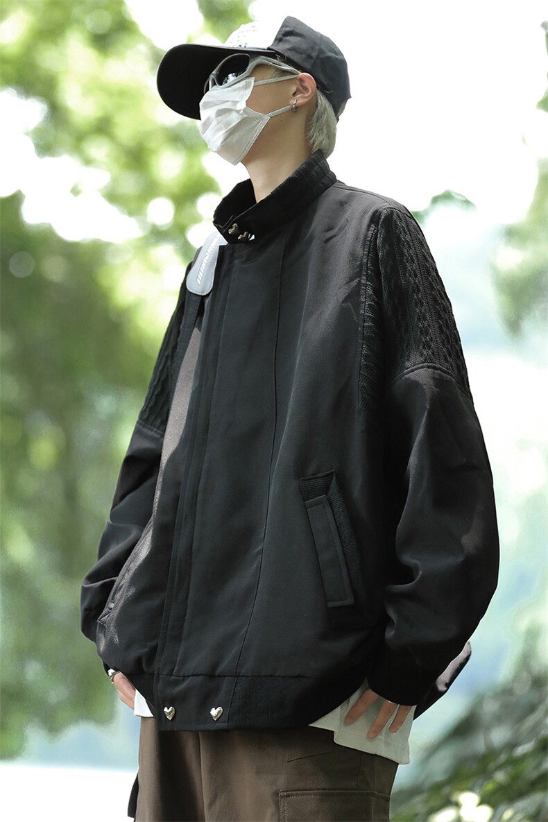 抖音直播！垫肩阿尔法飞行员夹克男CP35-70,男装夹克,电商B371