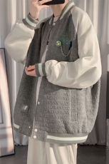 2023秋上新潮流棒球服男女中性风韩版运动刺绣夹克外套8013-P95，男装夹克，电商A441-1