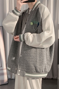 2023秋上新潮流棒球服男女中性风韩版运动刺绣夹克外套 8013-P95图片