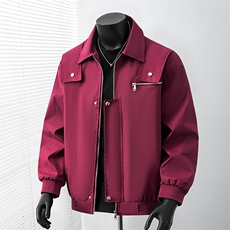 2026春季新款飞行夹克外套男女同款单层宽松翻领工装外套痞帅衣，男装夹克，星座1402-3