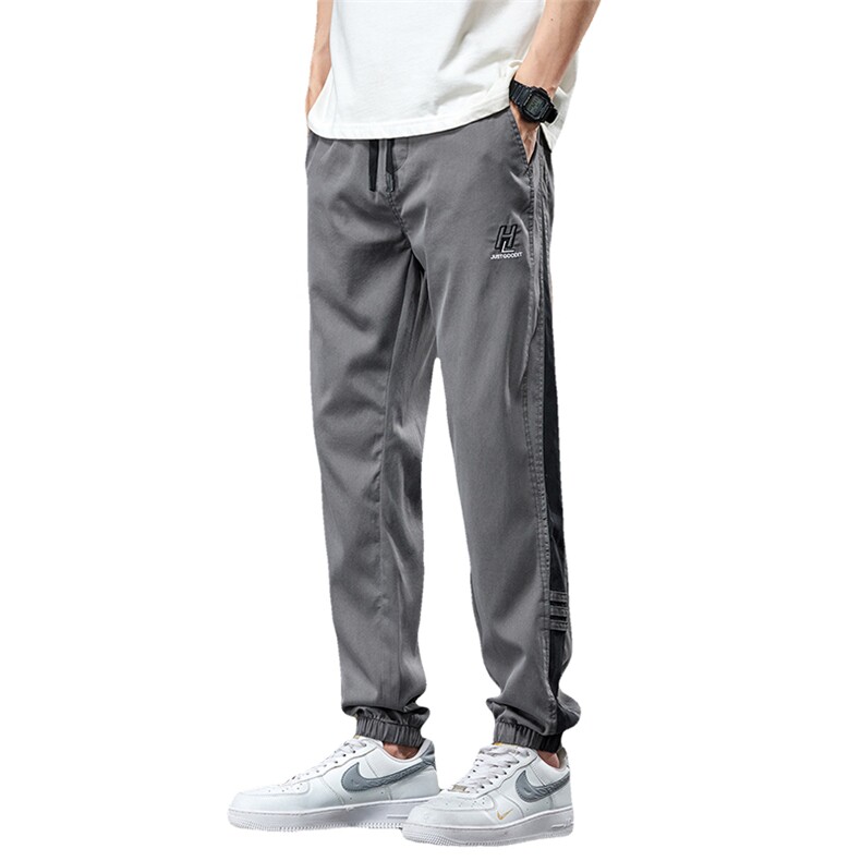夏季新款男士休闲裤纯色百搭卫裤男哈伦修身小脚裤K8662-p48主推,男装休闲裤,星座224-1