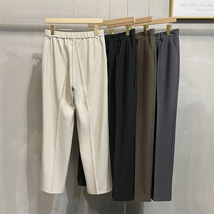 加绒加厚休闲长裤男秋冬季大码西装裤子217-2-HK2358-P45加绒55图片