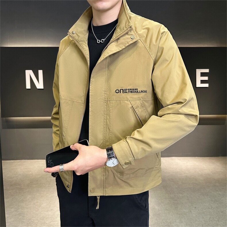 2026春秋新款夹克外套男士立领衣服潮流新品男装上衣628-P70，男装夹克，电商A225