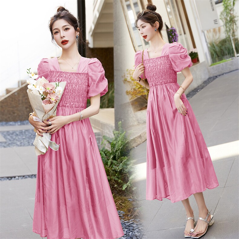 2023年优雅时尚气质清新浪漫新款连衣裙，女装连衣裙，艾仟回(原伊仟回)