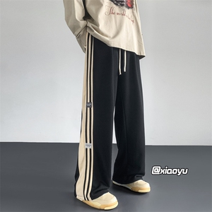 XZ616 秋季新款贴标卫裤直筒休闲裤 TY917 M-5XL P45控58图片