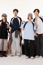 美式运动球服短袖男夏季潮牌重磅纯棉宽松休闲凉感t恤HH5713-P25，男装T恤，星座1206（原A206）