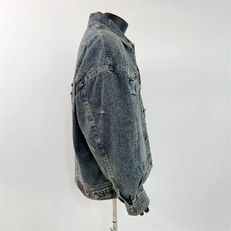 2025新款男士冬季翻领牛仔羽绒服外套D213-6288-P430,男装工装外套,电商D213