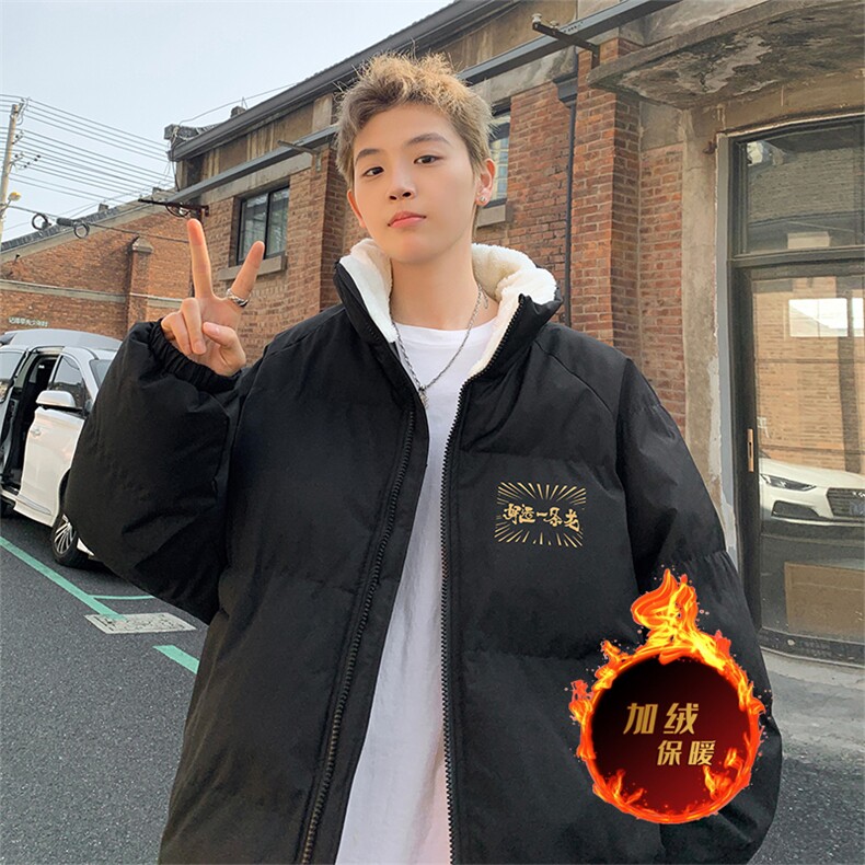 抖音供应仓库现货三防冬季加绒加厚棉衣外套潮牌棉服BM1128特P85,男装棉衣,电商A486