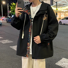 2025潮风外套男女同款新款美式夹克XZ102B-1-JK2612P85，男装夹克，星座102B-1