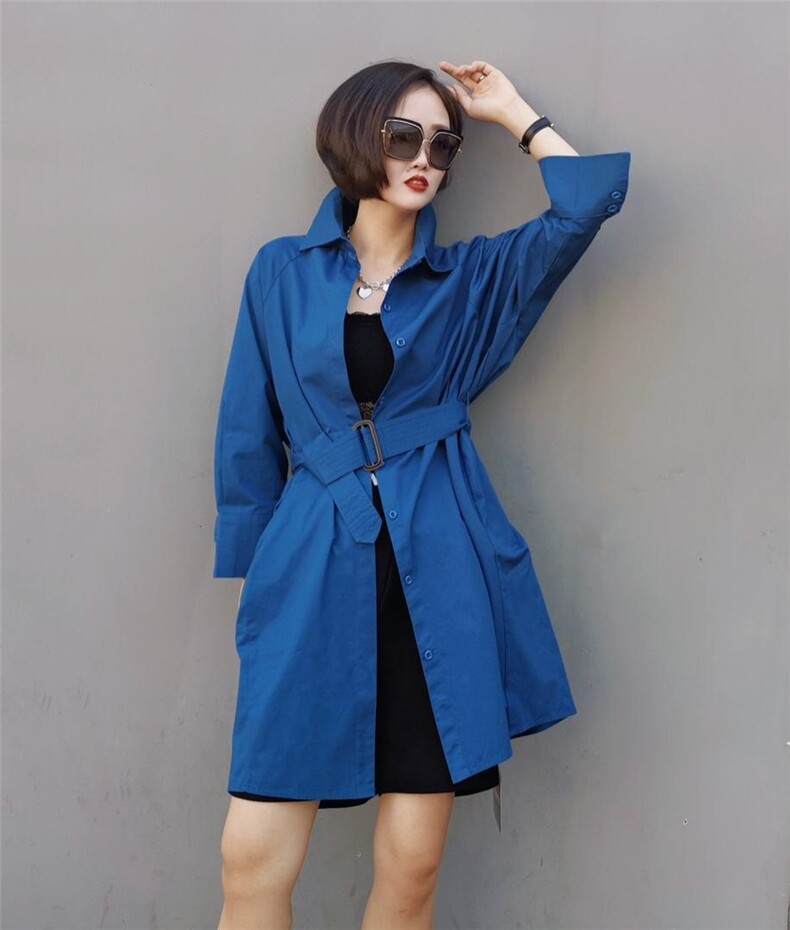 2021春季新款休闲风衣，女装风衣，芷箐伊苑