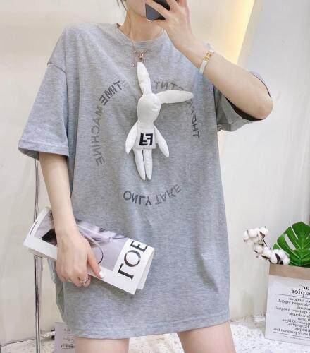 （现货）大版短T，女装，米社