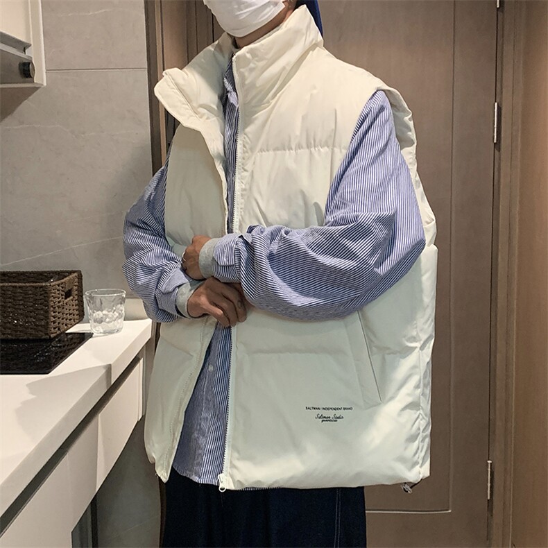 秋冬季新款立领马甲外套男士潮牌外穿背心马夹面包服W5738-P46,男装背心/马甲,星座512-3