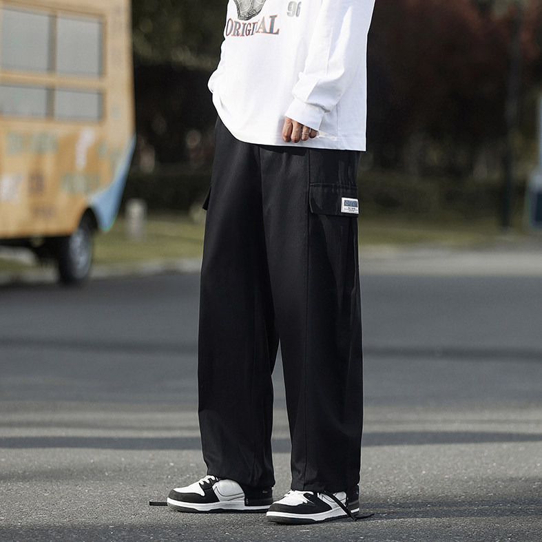 裤子男士秋季男裤工装裤休闲长裤男款束脚运动裤K0734-P35,男装休闲裤,星座308B-1