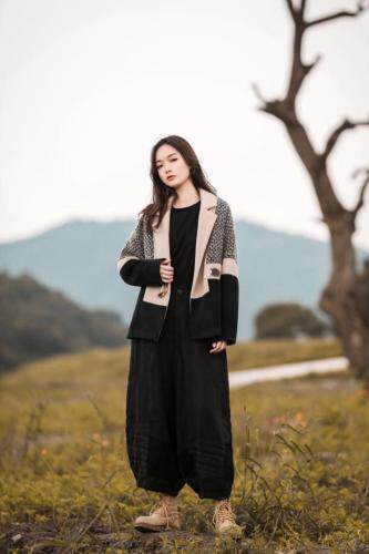 线象大衣,女装,线象