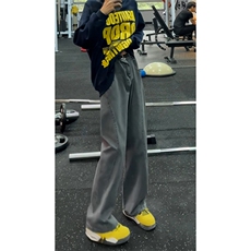 B221美式ins高街暗黑休闲宽松做旧牛仔裤LK24400-特P52控88，男装牛仔裤，电商B221