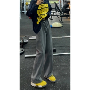 B221 美式ins高街暗黑休闲宽松做旧牛仔裤LK24400-特P52控88图片