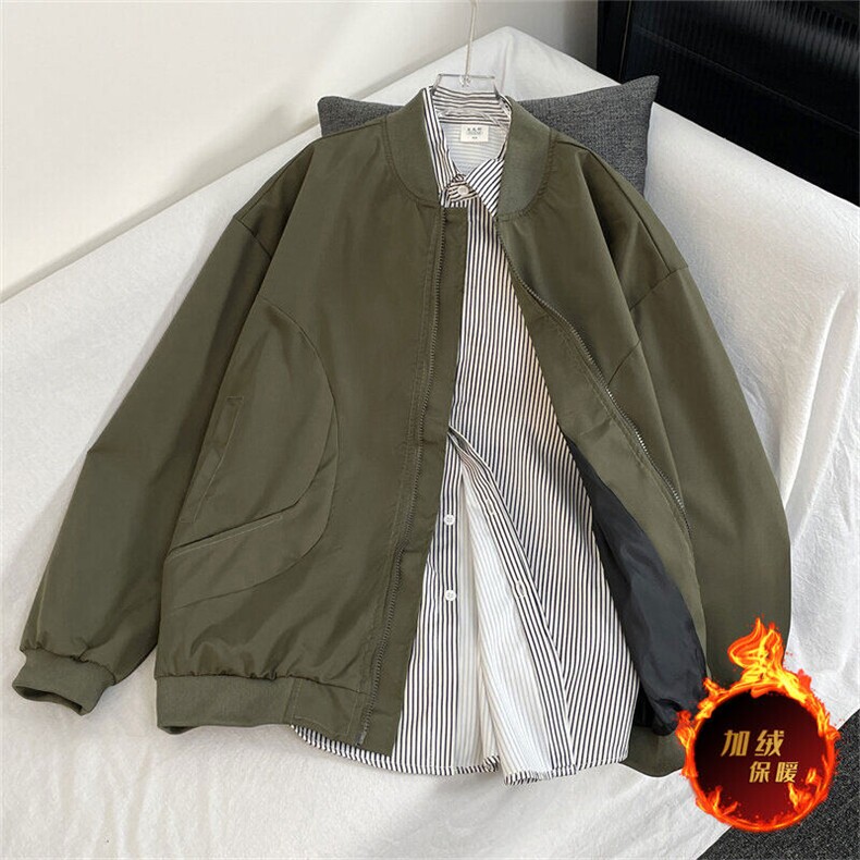 加绒加厚冬男立领棉衣拼接棉袄保暖面包服外套JK0019P58加绒P70,男装夹克,星座1013-1