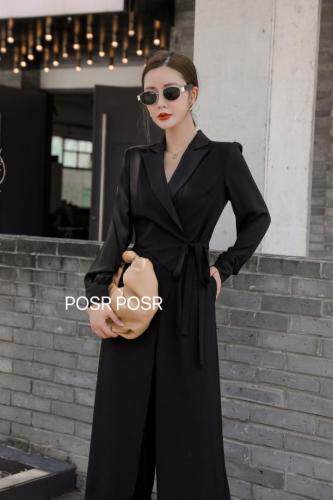 高端品质【现货】时尚气质范儿连体裤，女装连体裤，珀莎