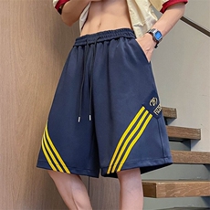 DK127短款男夏季新款外穿休闲宽松透气阔腿裤美式大码篮球运动裤，女装休闲裤，星座304A-1