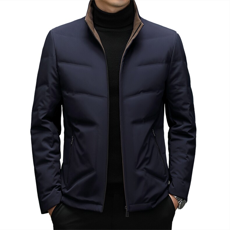 CKE1709钱塘2020-2新款商务冬季休闲厚款中年男士羽绒服P265,男装羽绒服,钱塘207-2