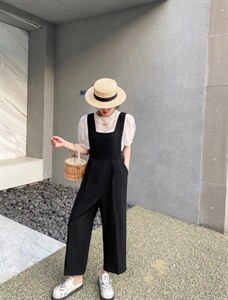 现货 夏季新款背带套装两件套图片