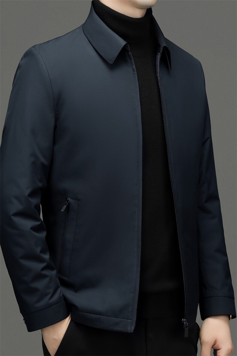 CSYR99656钱塘2020-2商务休闲简约百搭中年男士厚款羽绒服P180,男装羽绒服,钱塘207-2