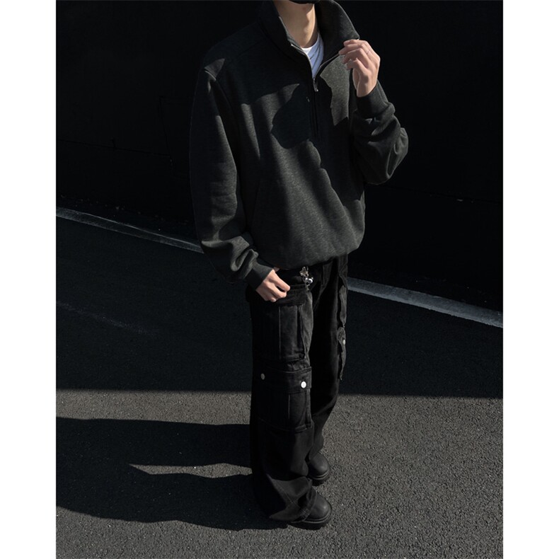 立领拉链卫衣男CP106-特p50,男装卫衣,电商B371