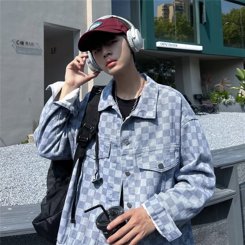 秋季青春流行男夹克文艺潮外套N087P58,男装夹克,星座1116-2