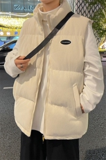 秋冬季港风棉衣马甲潮流宽松加厚保暖潮流棉服男BYM05P65，男装棉衣，电商A086