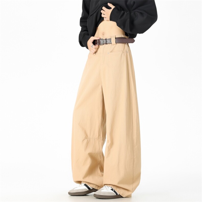 XZ-221-5/K3055/P65美式街头直筒宽松阔腿情侣弯刀裤休闲裤，男装休闲裤，星座221-5