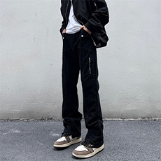 美式高街vibe风直筒长裤欧美痞帅男hiphop复古水洗牛仔裤，男装牛仔裤，星座301D-4(原星座1004-4）