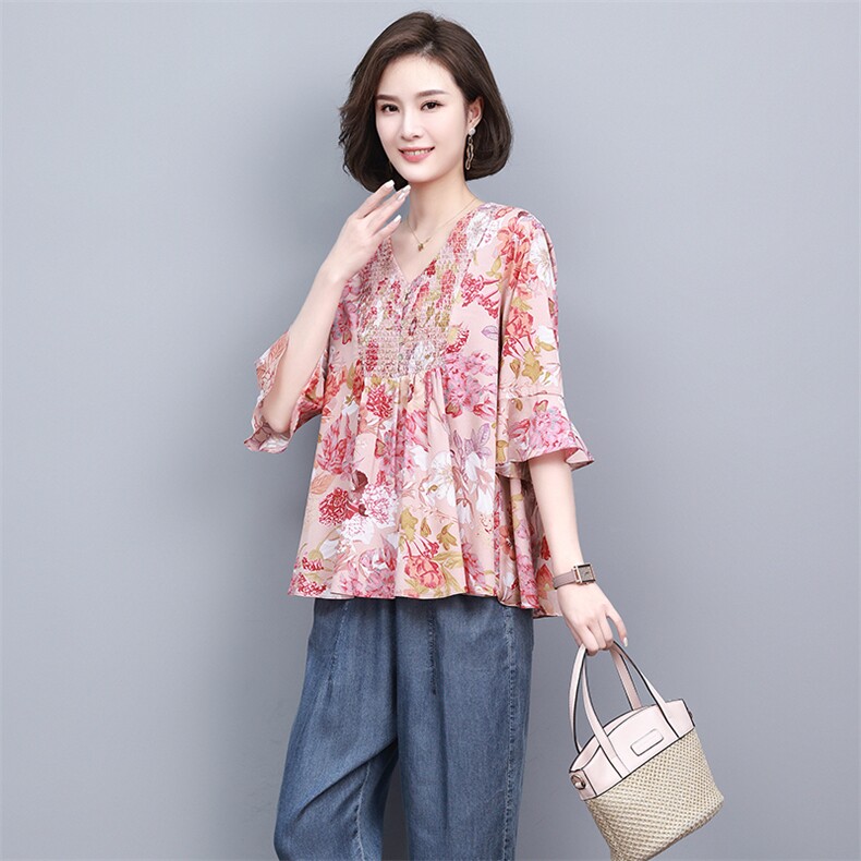 2023夏装新款经典高雅舒适休闲显瘦潮流简约时尚上衣,女装连衣裙,独衣靓