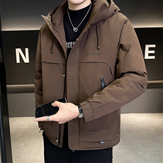 店主风2025年男士秋冬二棉加棉加厚夹克连帽棉服M1123-P105，男装夹克，电商D240-242