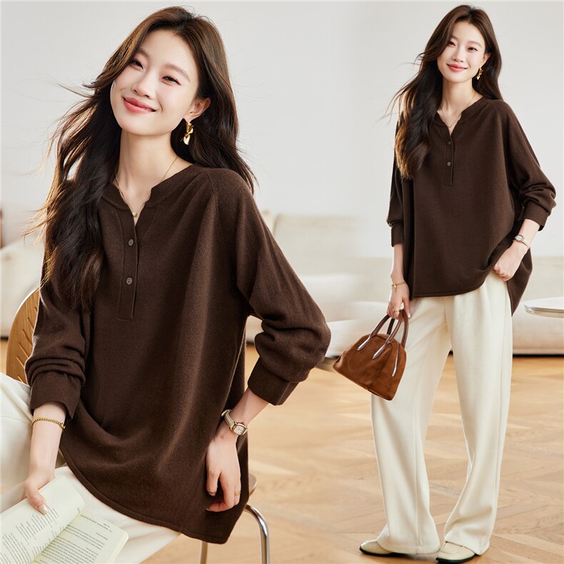 羊毛衫女100羊毛打底衫胖mm特大码绝美上衣秋冬高级感外穿毛衣，女装羊毛衫，艾米