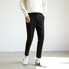 A102-P70秋冬毛呢裤子长裤男休闲裤小西裤-港风拍摄，男装休闲裤，电商A211