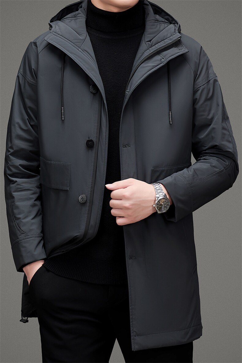 21冬季新款羽绒服连帽外穿商务休闲潮流外套男装MSNA6629972-P290，男装羽绒服，电商B212（原钱塘6029）