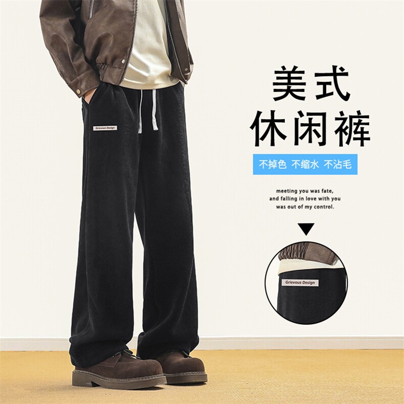 美式休闲百搭加绒加厚垂感亲肤舒适JRX2889常规特批45 加绒特批55图片