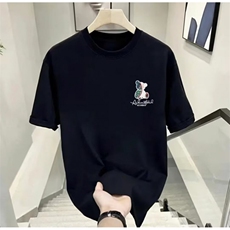 1506/QD43750/P32痞帅高级感短袖男士t恤夏季潮流百搭个性体恤衫，男装T恤，星座1506